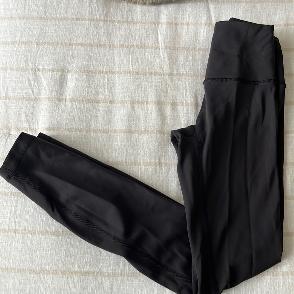 Lululemon Wunder train black leggings